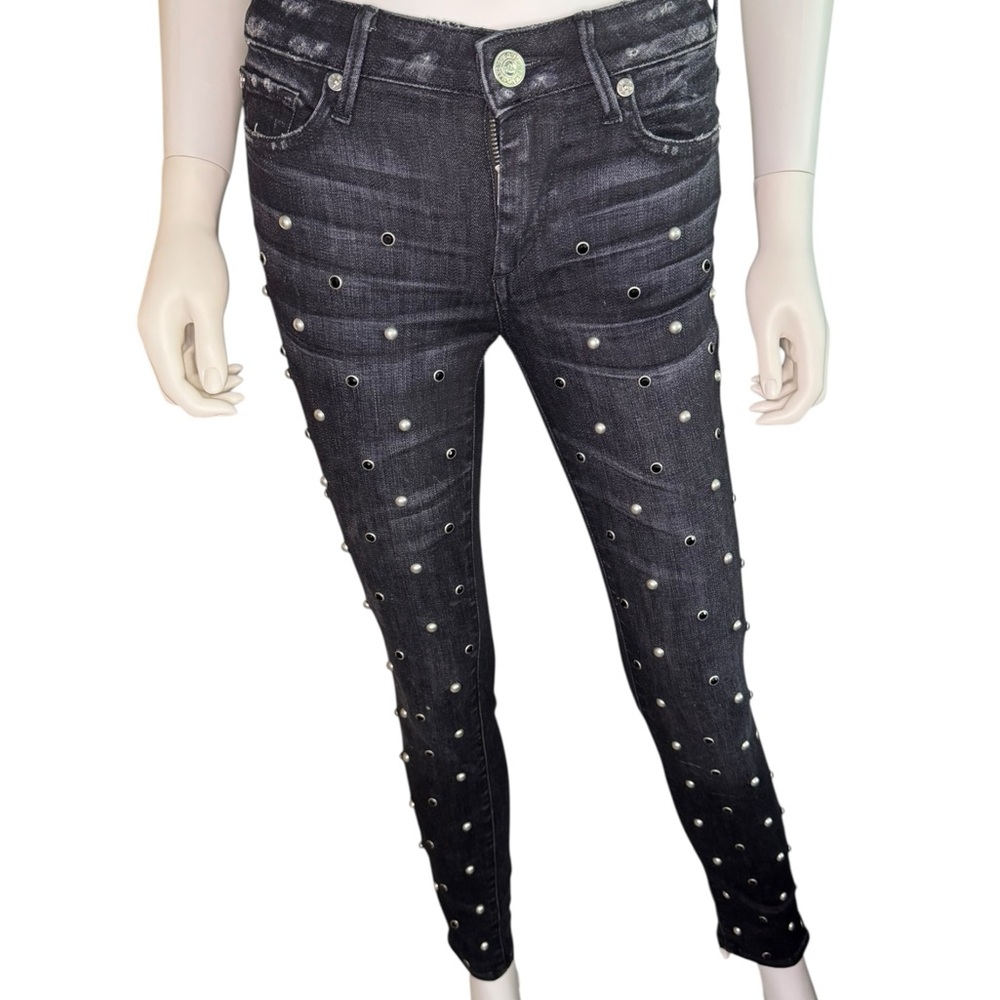 True Religion Halle Black Skinny Jeans